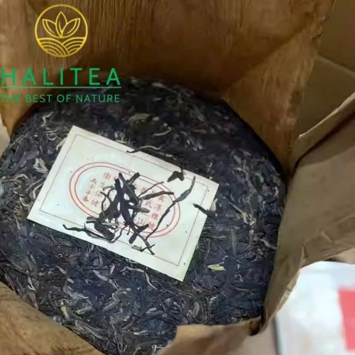 Trà Phổ Nhĩ Sống (Zhen Chun Ya Hao) 1996 Chân Thuần Nhã Hiệu - Bánh 357g