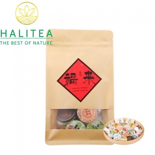 Trà Phổ Nhĩ Tổng Hợp 30 Loại – Bộ Sưu Tập Mini Tea Mix Vân Nam – Túi 200g