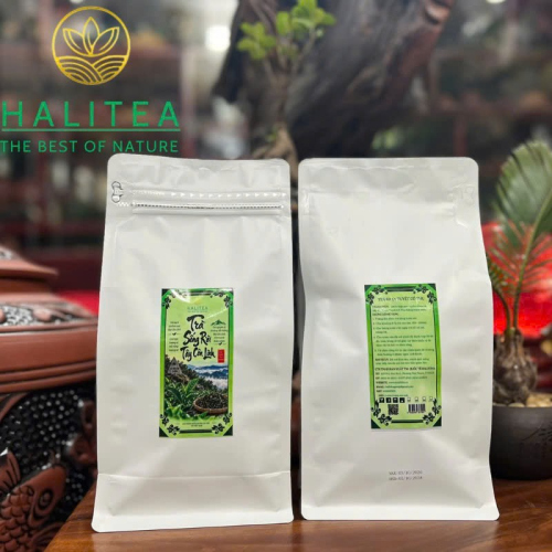 Trà Sống Rời Tây Côn Lĩnh – Shan Tuyết Cổ Thụ Việt Nam Túi Zip 100g