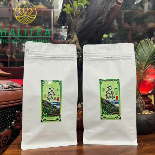 Trà Sống Rời Tây Côn Lĩnh – Shan Tuyết Cổ Thụ Việt Nam Túi Zip 100g