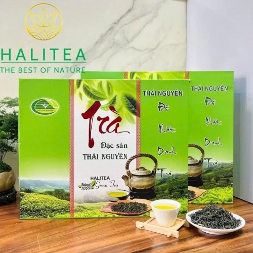 Trà Thái Nguyên Tân Cương HALITEA Cành Lai F1 Cao Cấp - Hộp Quà 1kg