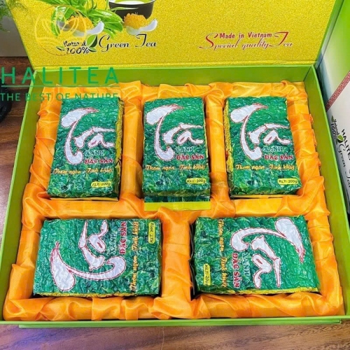 Trà Thái Nguyên Tân Cương HALITEA Cành Lai F1 Cao Cấp - Hộp Quà 1kg