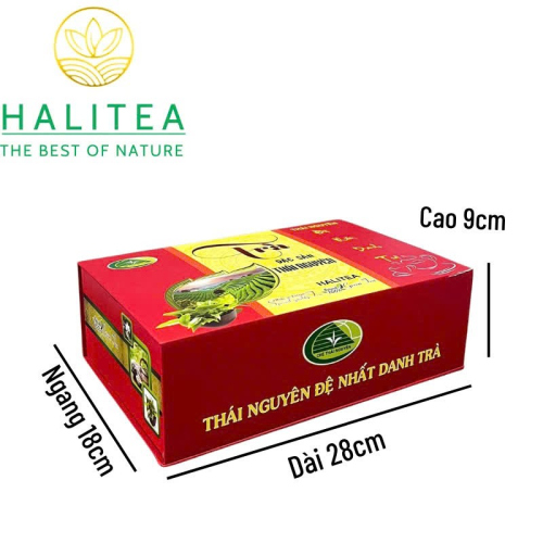 Trà Thái Nguyên Tân Cương HALITEA Cao Cấp - Hộp Quà 600g