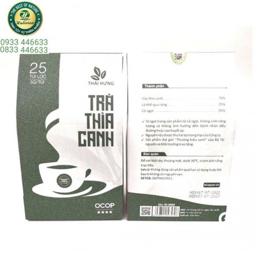 Trà Thìa Canh Túi Lọc 25 Túi X 5gr