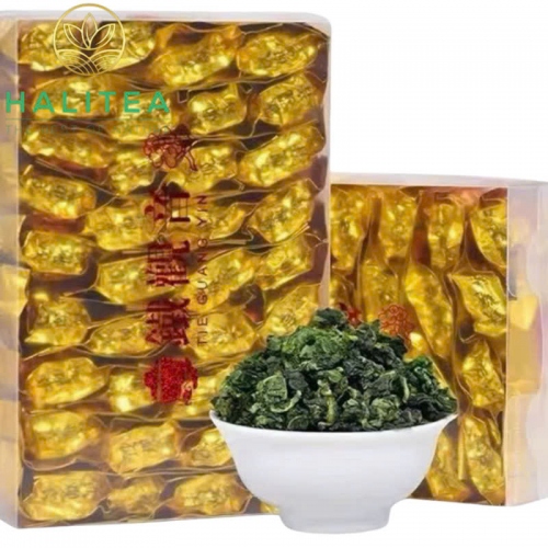 Trà Thiết Quan Âm Cao Cấp Hộp Kiếng Vàng 250g/ hộp/ 32 gói