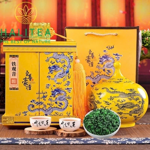 Trà Thiết Quan Âm Nùng Hương Đặc Cấp 2025 – Hộp Quà Cung Đình Hoàng Kim 500g