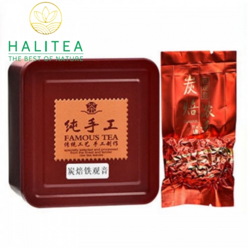 Trà Thiết Quan Âm Nướng Than Hộp Thiếc 70g/ hộp/10 gói