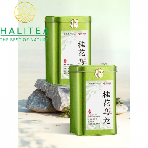 Trà Thiết Quan Âm Quế Hoa Phúc Kiến Hộp Thiếc 250Gr - Olong Osmanthus