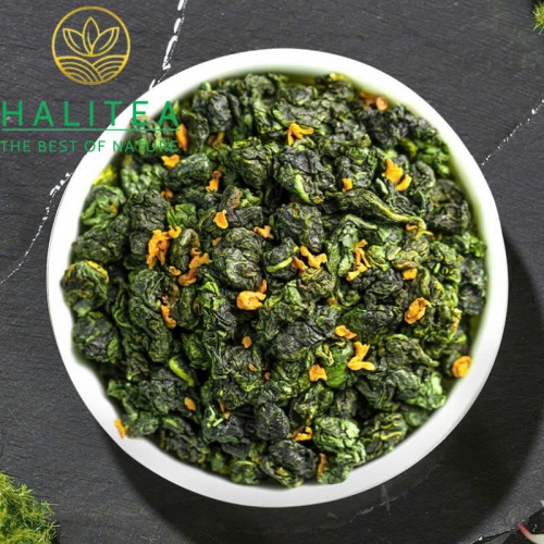 Trà Thiết Quan Âm Quế Hoa Phúc Kiến Hộp Thiếc 250Gr - Olong Osmanthus
