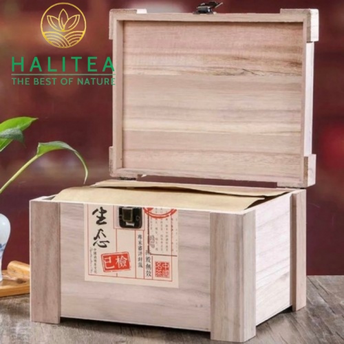 Trà Thiết Quan Âm Thùng Gỗ Vuông Cao Cấp 500gr