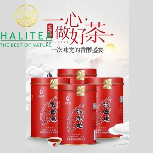 Trà Thủy Kim Quy (Shui Jin Gui) – Vũ Di Nham Trà Hộp Thiếc 125g