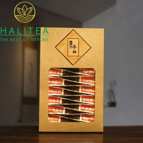 Trà Thủy Tiên (Wuyi Shui Xian) Nham Trà Vũ Di Than Hỏa Sơn Phúc Kiến – Hộp 230g