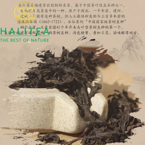 Trà Thủy Tiên (Wuyi Shui Xian) Nham Trà Vũ Di Than Hỏa Sơn Phúc Kiến – Hộp 230g