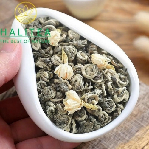 Trà Tiểu Long Châu - Bạch Mao Hương Lài Hộp Thiếc 100g