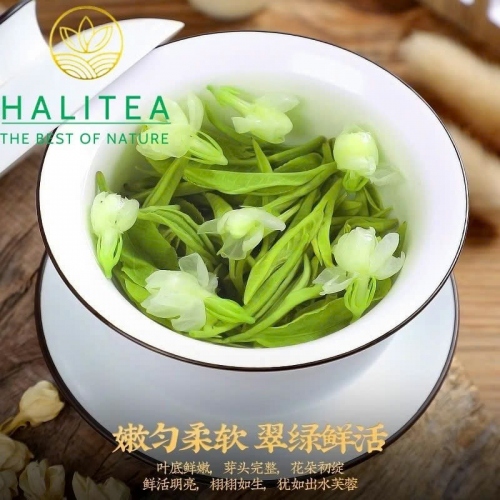 Trà Tiểu Long Châu - Bạch Mao Hương Lài Hộp Thiếc 100g
