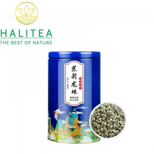 Trà Tiểu Long Châu - Bạch Mao Hương Lài Hộp Thiếc 100g
