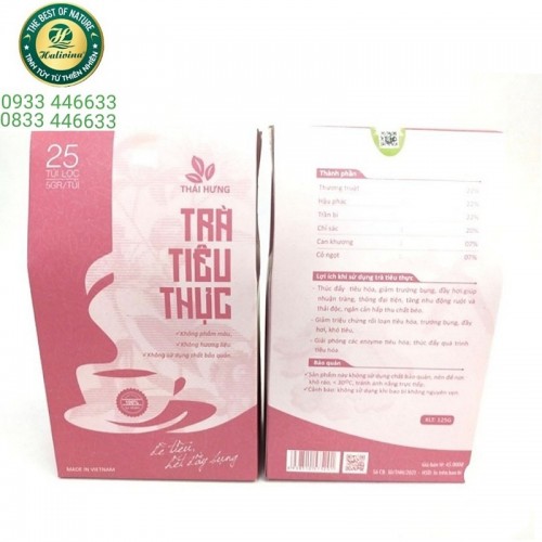 Trà Tiêu Thực Hỗ Trợ Hệ Tiêu Hóa Túi Lọc 25 Túi X 5gr