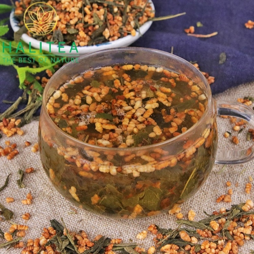 Trà Xanh Gạo Lức Nhật Bản Túi Zip 100g