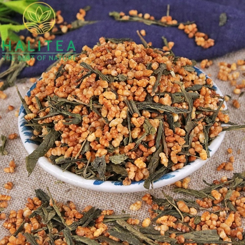 Trà Xanh Gạo Lức Nhật Bản Túi Zip 100g