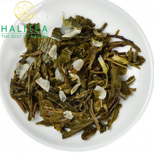 Trà Xanh Hoa Lài Hộp Kiếng 125g/ hộp/ 25 gói