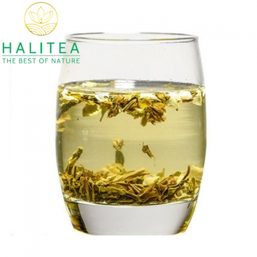 Trà Xanh Hoa Lài Hộp Thiếc 50g/ hộp/ 10 gói