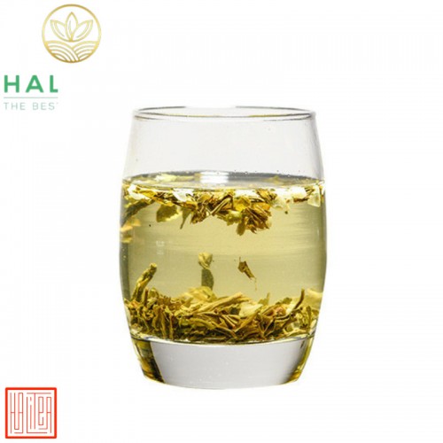 Trà Xanh Hoa Lài Hộp Thiếc Xanh 100gr