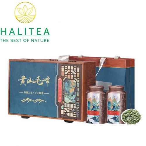 Trà Xanh Hoàng Sơn Mao Phong (Huangshan Maofeng) – Hộp Quà Cao Cấp 200g