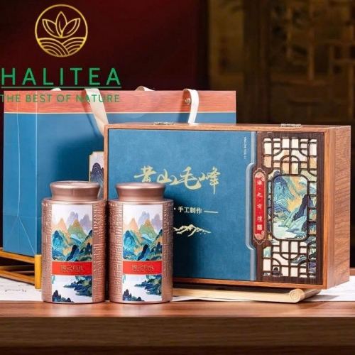 Trà Xanh Hoàng Sơn Mao Phong (Huangshan Maofeng) – Hộp Quà Cao Cấp 200g