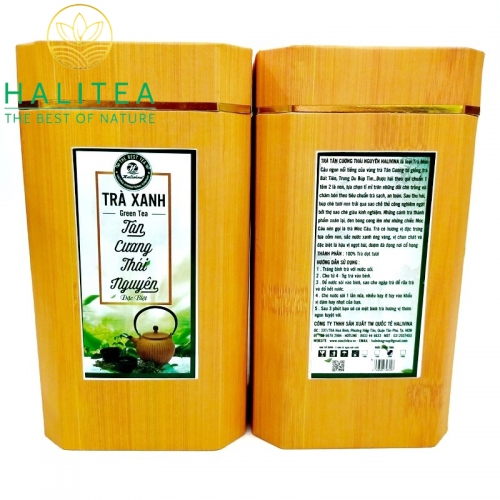 Trà Xanh Móc Câu HALITEA Thái Nguyên Đặc Biệt Hộp 200g