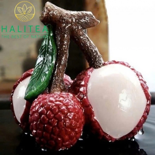 Trái Vải Đổi Màu Trang Trí Bàn Trà Chùm 03 Trái