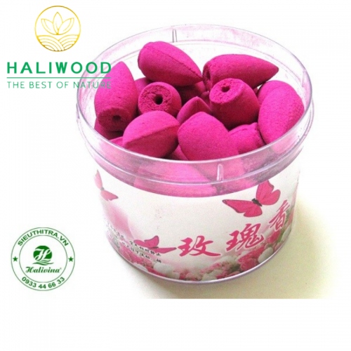 Trầm Hương Nụ Khói Chảy Ngược Hộp 40 Viên Đủ Màu