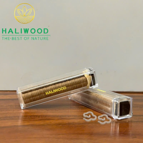 Trầm Hương Vân Mây Mini Quảng Nam Hộp 40 VM | Hương Trầm Tự Nhiên Cao Cấp