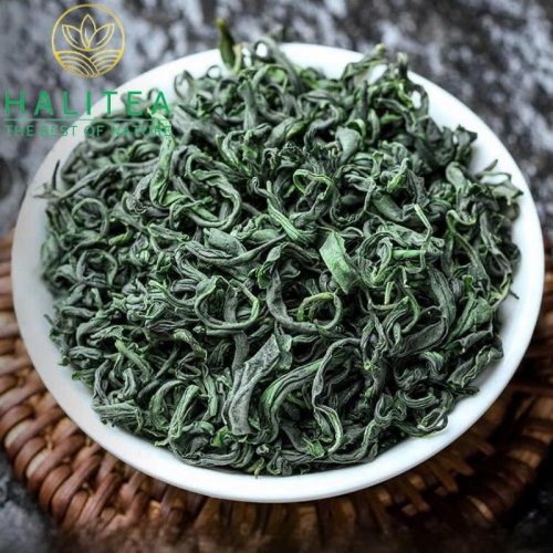 Trà Trúc Diệp Thanh Đơn Nha Lục Trà Quý Núi Nga Mi Hộp Thiếc 100g