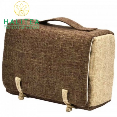 Túi Đựng Bộ Ấm Trà Du Lịch Xách Tay Vải Cotton Sang Trọng