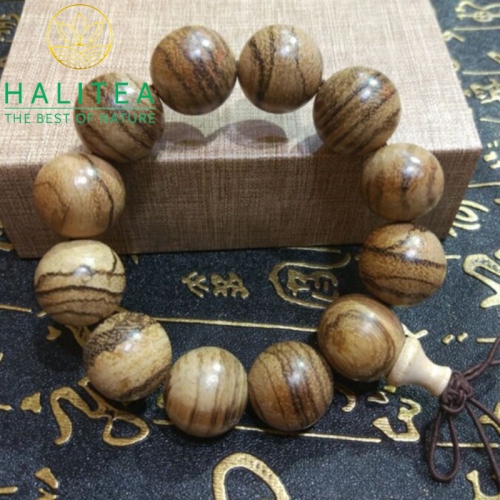 Vòng Tay Gỗ Trầm Hương 12mm