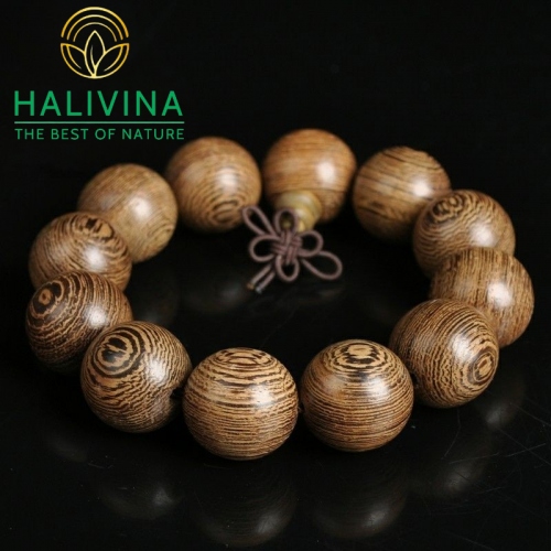 Vòng Tay Gỗ Trầm Hương 12mm