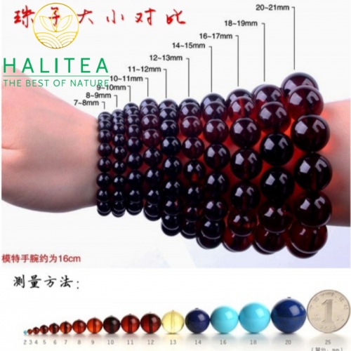 Vòng tay Tỳ Hưu Đá Thiên Nhiên Obsidian Đen 12MM